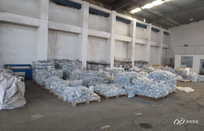 Before: materials spread across the floor